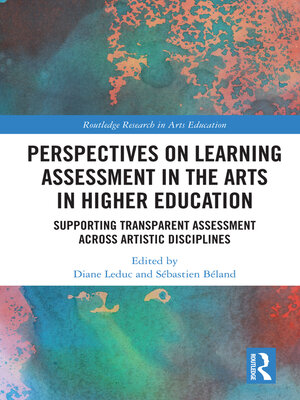 cover image of Perspectives on Learning Assessment in the Arts in Higher Education